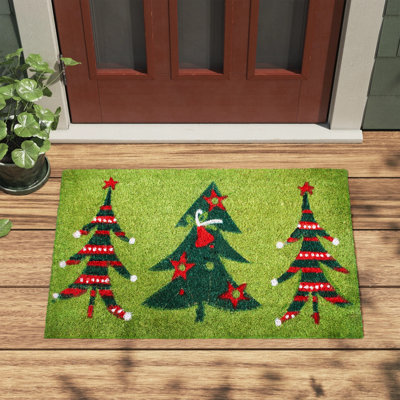 Kalmanovitz Non-Slip Christmas Outdoor Doormat