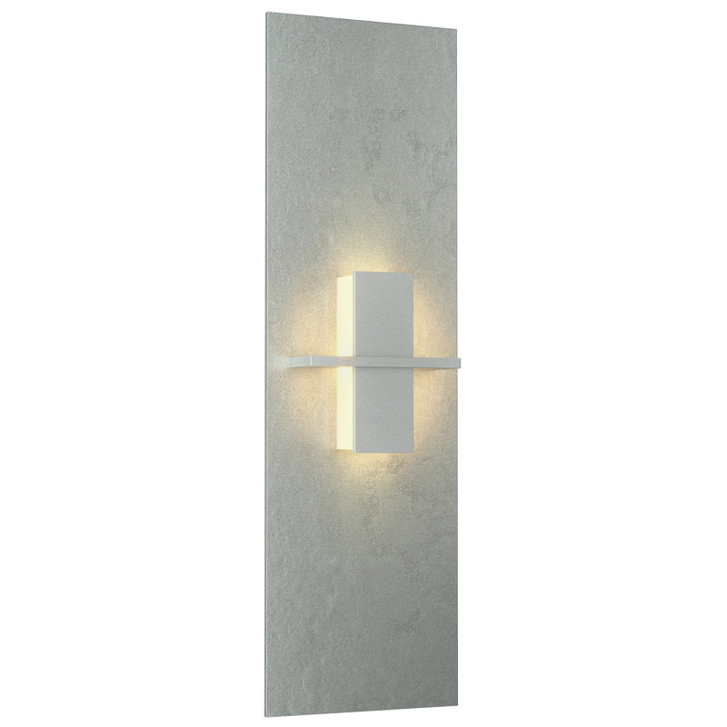 Applique murale encastrée 1 lumière Aperture, Art blanc, Platine rétro