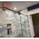 Copper Satin Frameless Sliding Tempered Shower Glass Door 3/8-Size 60"X76"
