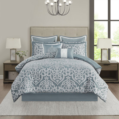 Odette Jacquard 8 Piece Comforter Set
