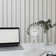 Analogue Battery Tabletop Clock White