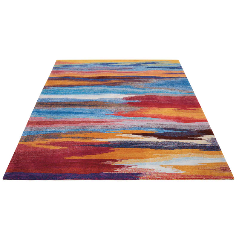Danson Abstract Indoor Rug, Rectangle 7'3" x 9'3"