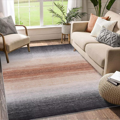 Grand tapis de salon lavable