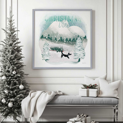 Christmas Fun in Snow IV Print
