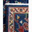 Tapis de couloir noué à la main de conception unique Serapi - bleu marine, 2 pi 8 po x 9 pi 9 po