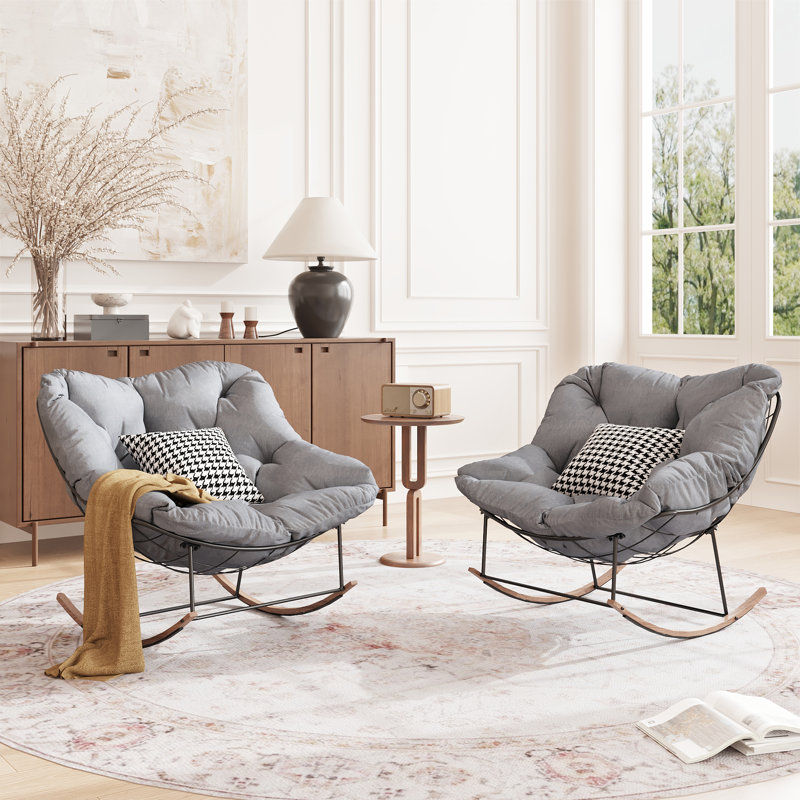 Rocking Chair, Gray