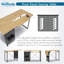 Table de couture pliable 47,75 "x 23,5" avec plateforme pour machine à coudre et roues-87828945-87828946