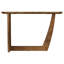 Console ovale en bois de manguier massif