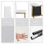 15.6cm H Upholstered Side Chair in White