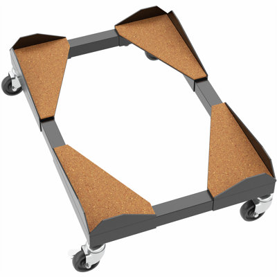 Vivo Premium Large PC Cart, CPU Rolling Stand, Adjustable Computer Trolley