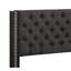 Lit tapissier transitionnel noir Serene Comfort
