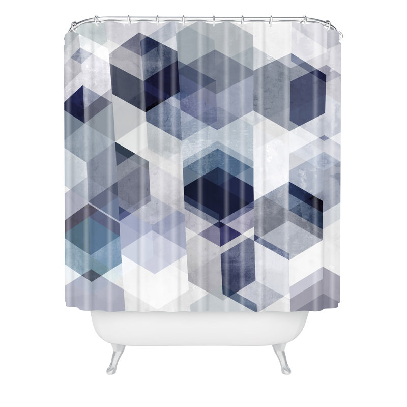 Geometric Shower Curtain