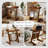 Neil Rubber Wood Nightstand-2065175544