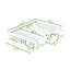Grand lit plateforme en bois avec 4 tiroirs-1020396930
