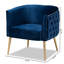 Velvet Barrel Chair-1642694653