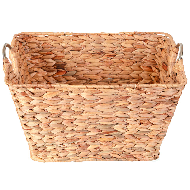 Grand panier à linge carré à mèches