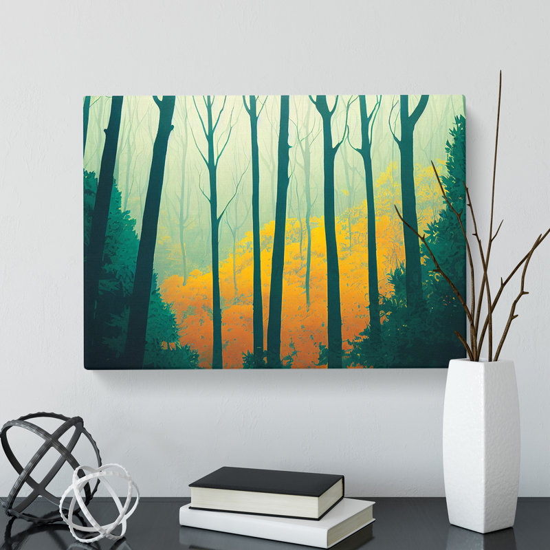 Welcoming Summer Forest - Wrapped Canvas, 40cm H x 60cm W x 3cm D