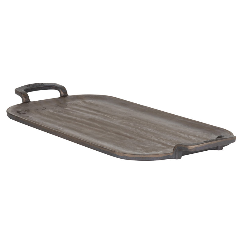 Viking Cast Iron 24-inch Double Burner Griddle, Bronze