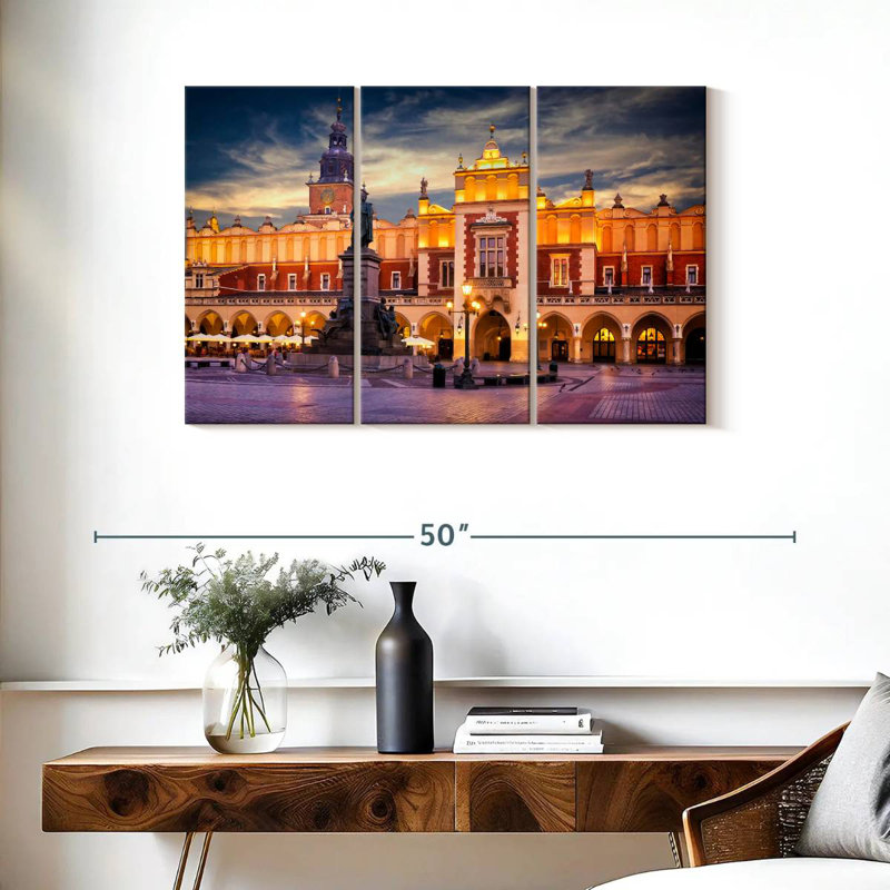 Krakow Cloth Hall, 24" H x 38" W
