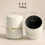 Amberella Round Storage Stool, Vanity Ottoman, Padded Seat-389388555