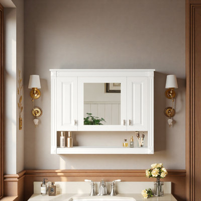 Armoire murale 35 po avec miroir