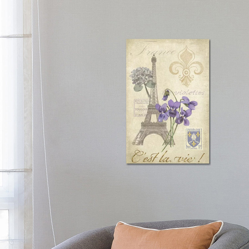 Paris Tour I by Jade Reynolds - Wrapped Canvas Print, 66.04 cm H x 45.72 cm W x 1.91 cm D