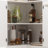 78.9"H Corner Kitchen Pantry Cabinet