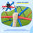 10 Ft Climbing Dome Swing Set With Led Saucer Swing