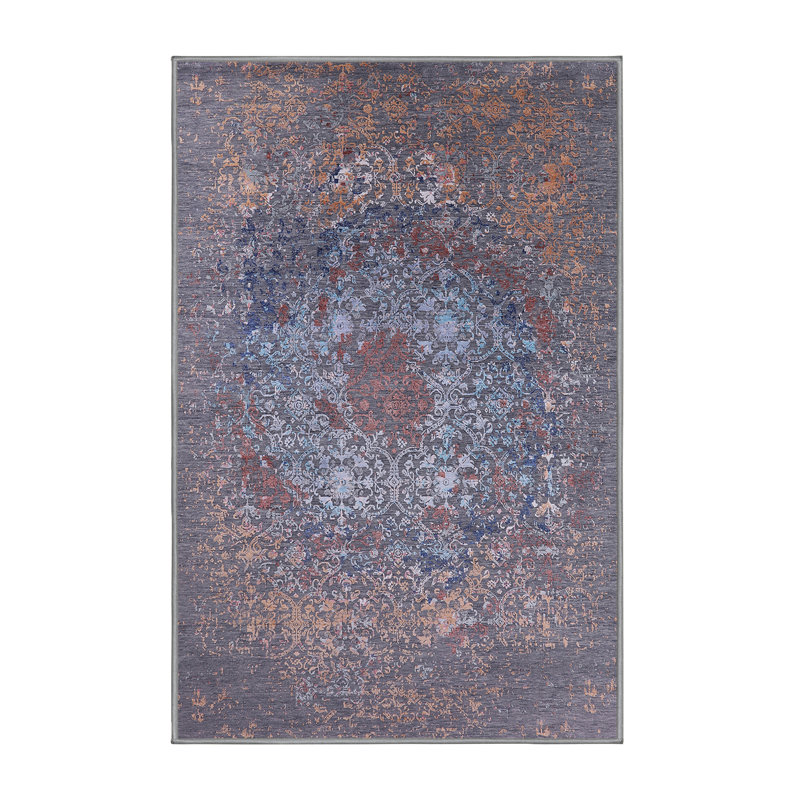 Abstract Indoor Rug, Rectangle 7' x 10'