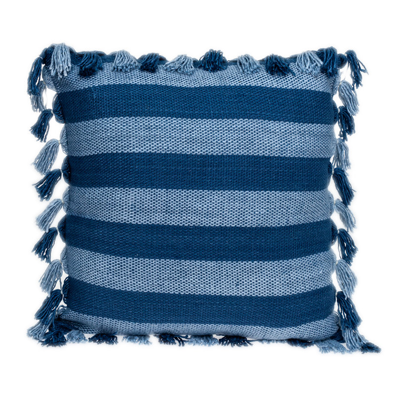 Tassels Cotton Throw Pillow