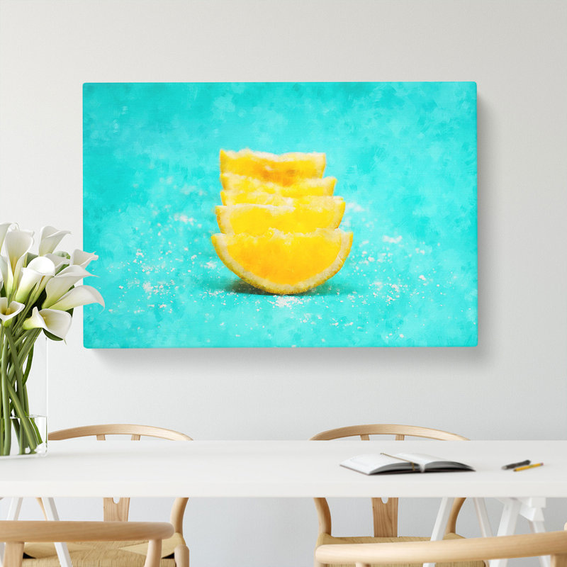 Lemon And Salt - Wrapped Canvas, 35cm H x 50cm W x 3cm D