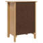 46cm W Solid Wood Bedside Table-1102440058