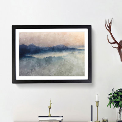 Misty Mountains - Picture Frame Painting Print