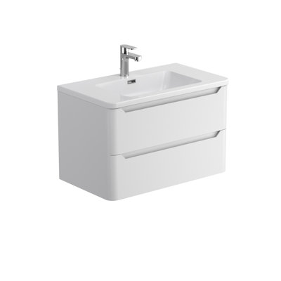 Eve 600mm Single Bathroom Vanity with Integrated Polyglomerate Basin