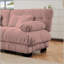 Canapé modulaire 4 places à assise profonde et canapé modulaire, canapé en chenille Canapé rembourré confortable pour salon, appartement, studio, bureau, chenille-1525437251