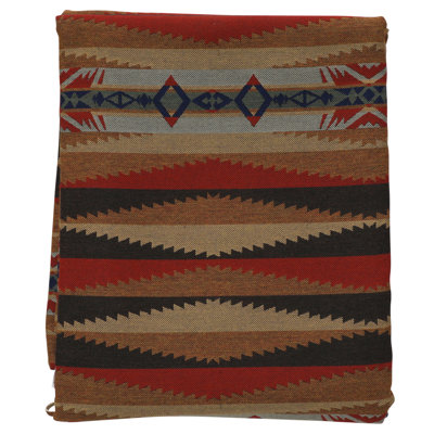 Wooded River Sunset Canyon Throw - 53x72