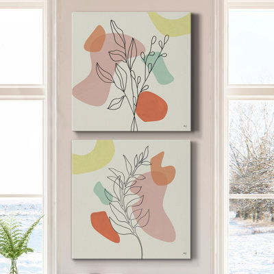 «Growing Strong I», ensemble de 2 peintures