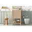 Ensemble de meuble-lavabo sur pied 20 po avec lavabo en céramique, ensemble de meuble-lavabo simple autoportant avec porte à fermeture douce, style français.