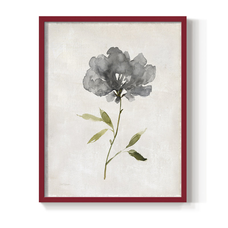 «Botanical Beauty I», reproduction encadrée - bois massif, Rouge, H 10 po x l 8 po