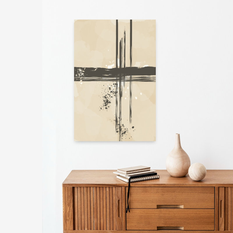 Composition In Stripes No 6 by Sannel Larson - Wrapped Canvas Print, 60.96 cm H x 40.64 cm W