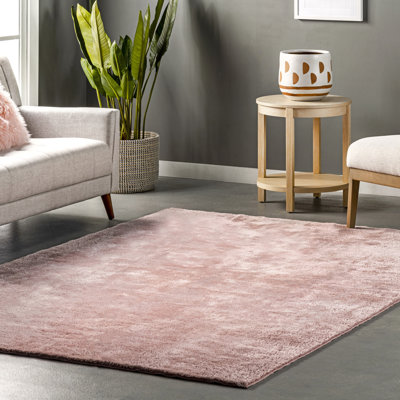 Solid Colour Shag Area Rug