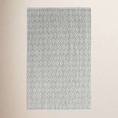 Juno Hand Loomed Recycled P.E.T Light Gray Rug