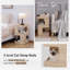 Mobilier d'intérieur multi-niveaux pour chat moderne