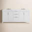 Elizabeth 72" Double Bathroom Vanity Set with Mirror-14858319-14858313