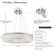 Latecha Dimmable LED Crystal Drum Chandelier