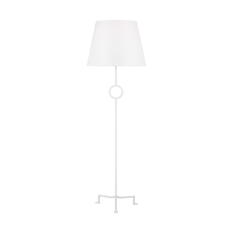 Montour Floor Lamp, Burnished Brass