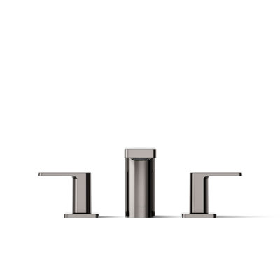 Parallel Two-Handle Deck-Mount Bath Faucet