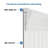 RPS-0492-07 2.62'' H x 96'' W x 1'' D Urethane Chair Rail