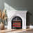 Ornate Wood&Iron Decorative Electric Fireplace-1002472848