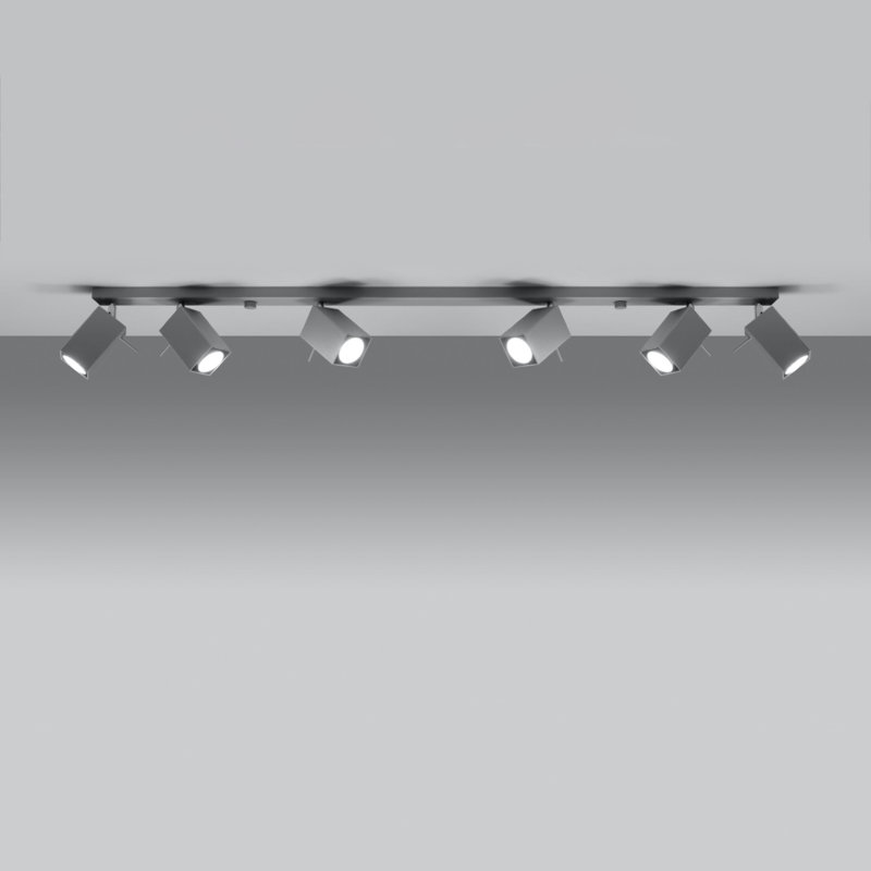Aloisio Flush Mount, Grey